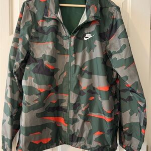 Nike Camo Windbreaker Jacket